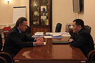 Глава Тувы обсудил с министром спорта России вопросы строительства крупного спортивно-культурного центра 